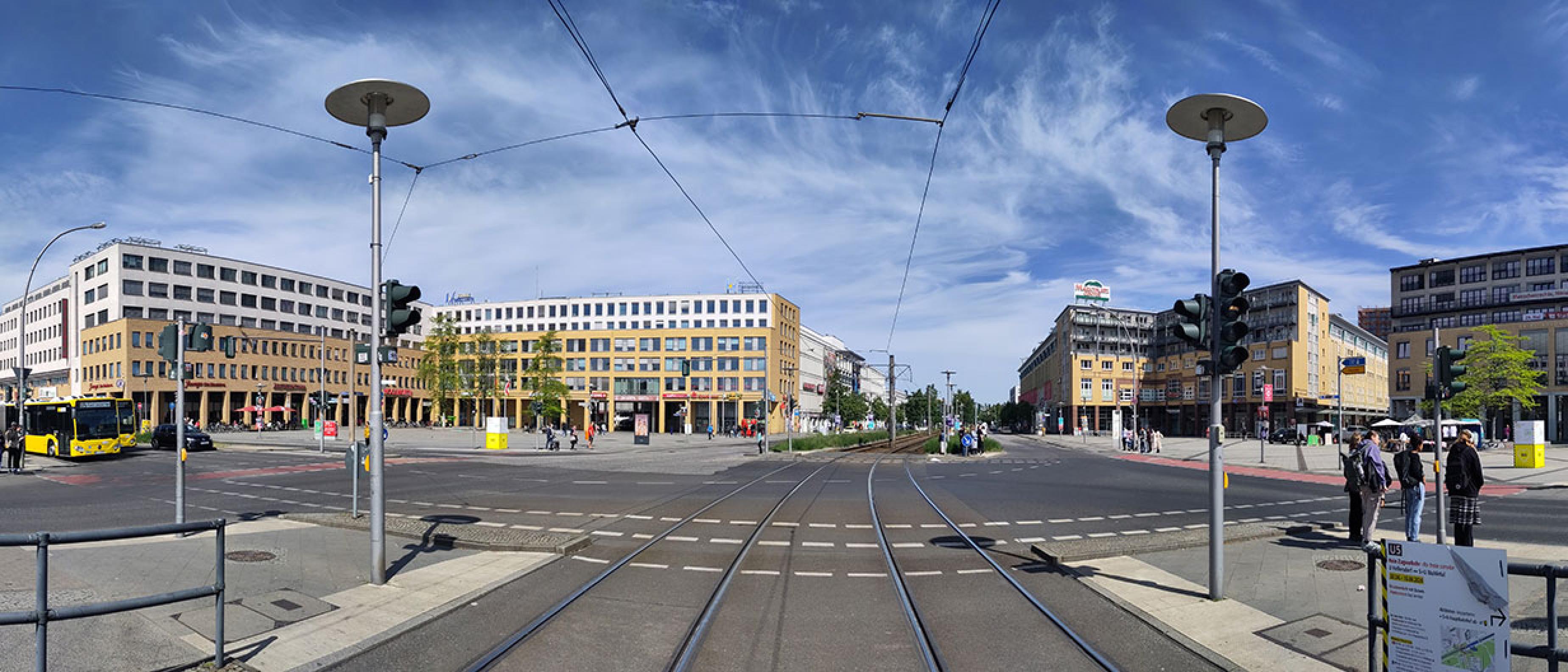 Blick auf den Alice-Salomon-Platz
