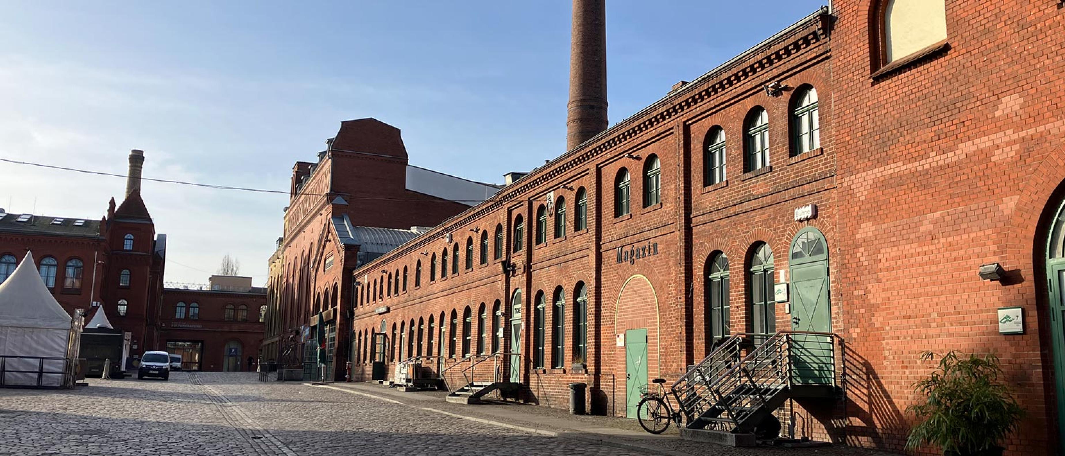 Blick in den Hof der Kulturbrauerei