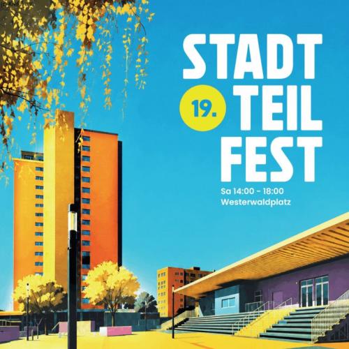 Einladungsplakat 19. Stadtteilfest